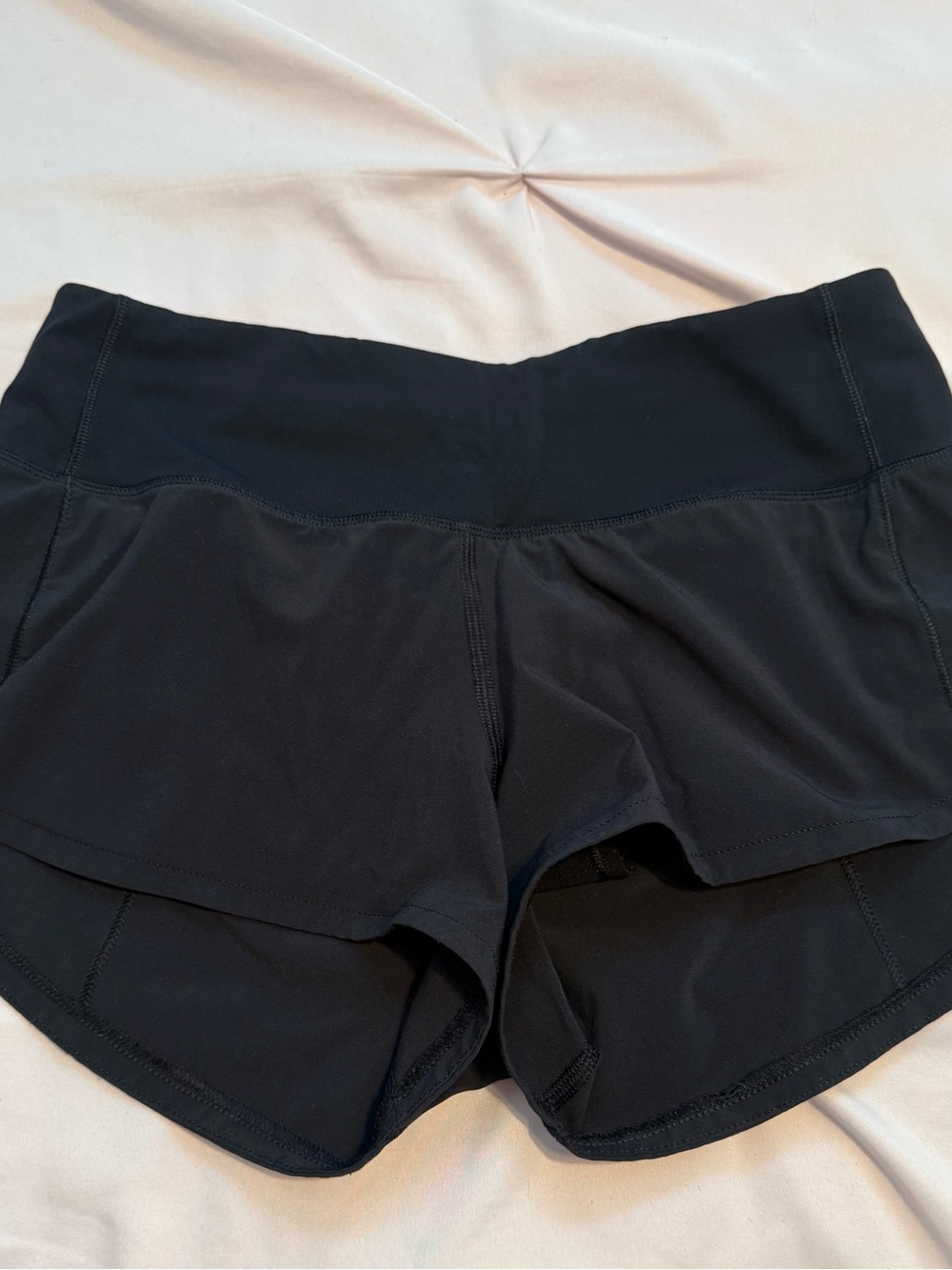 lululemon athletica Black Athletic Running Shorts